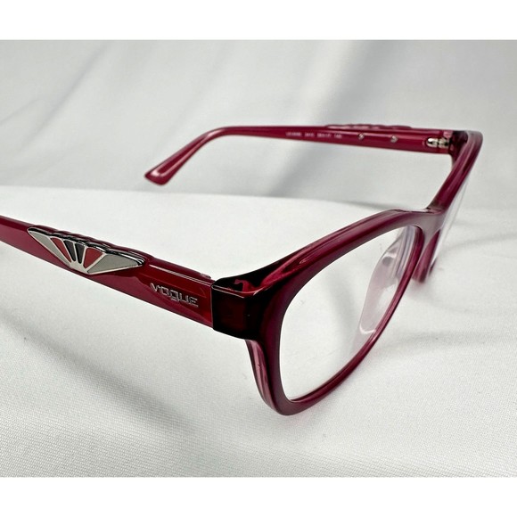 Vogue 5056 2410 Women's Eyeglass 53-17-140 Full Rim Oval Hot Pink FRAMES ONLY - Picture 7 of 11